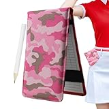 Libro del punteggio del golf, Libro dei cantieri di golf - Libro dei cantieri del club con - Libro di registrazione del golf portatile in tessuto Oxford, libro dei cantieri del club, gadget da