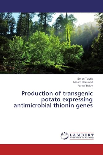 Production of transgenic potato expressing antimicrobial thionin genes