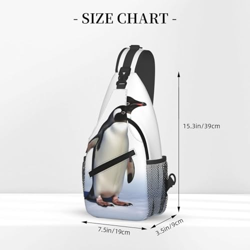 Bolso tipo bandolera para hombre y mujer negro miniatura 2