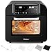 16L Air Fry Oven with Rotisserie Large Capacity Up to 230°C 12 Smart Cooking Functions Air Fry Roast Grill Bake Dehydrate & More Easy Digital Controls Countertop Oven