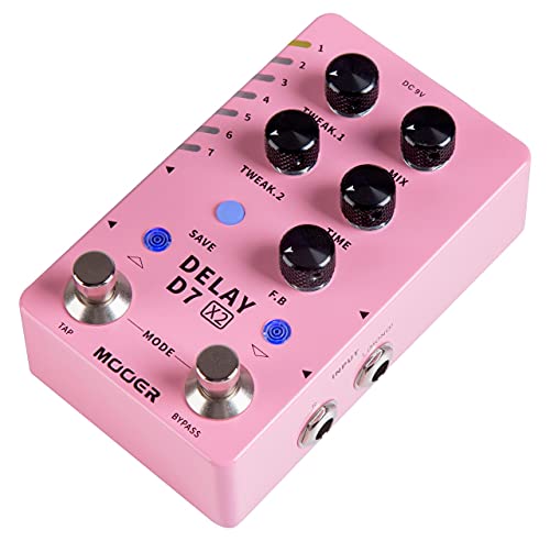 Pédale d’effet MOOER D7 DELAY X2 - Les Beatles, Paul McCartney, John Lennon, RIngo Starr, George Harrison Pédale d'effet MOOER D7 DELAY X2 – Image 4