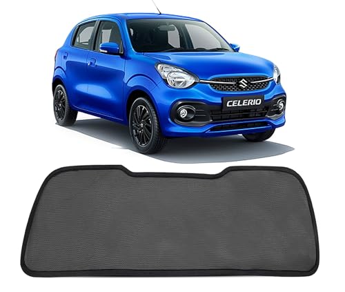 Image of Autofact Dicky Curtain for Maruti Celerio 2022-2025 | Custom Fit Rear Windshield Sunshade | UV & Heat Protection | Foldable Mesh | Privacy & Cooling Car Accessory