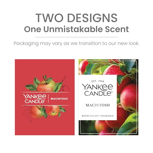 Yankee Candle Large Tumbler Scented Candle with up to 80 Hour Burn Time, Premium Plant Wax Blend for Consistent Burn, 20 oz Tumbler Candle with Room Filling Fragrance, Macintosh by Yankee Candle - Image 8