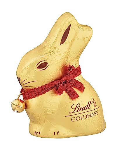 Lindt Schokolade GOLDHASE | 32 x 50 g GOLDHASE | Vollmilch-Schokolade in Hasenform zu Ostern | Osterschokolade | Schokoladengeschenk | Schokoladenhase | Osterhase