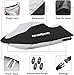 NEVERLAND Jet Ski Cover Suitable for 2 3 Seater Jetski Covers Heavy Duty Waterproof with 2 Air Vent Marine Grade UV Resistant Compatible with Yamaha Sea-Doo Lengths 135'' to 145