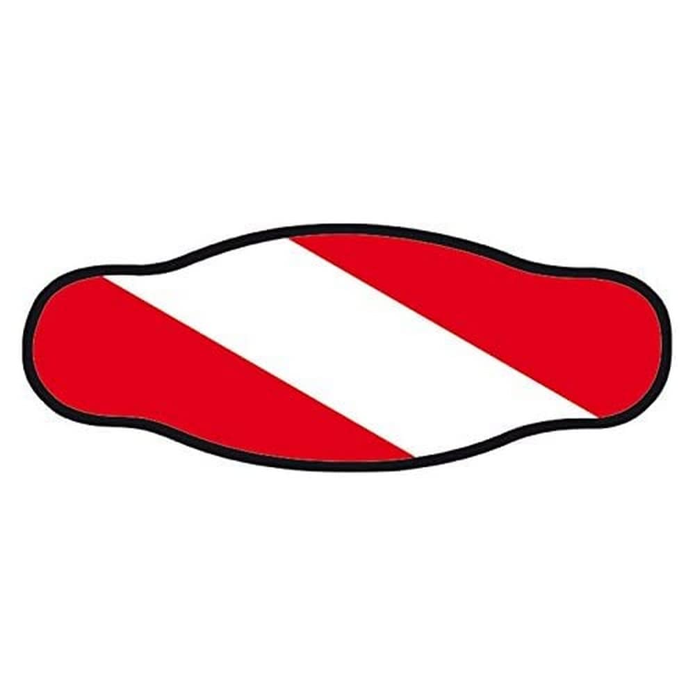 Best Divers Neoprene Mask Strap, Double Sheet, Flag