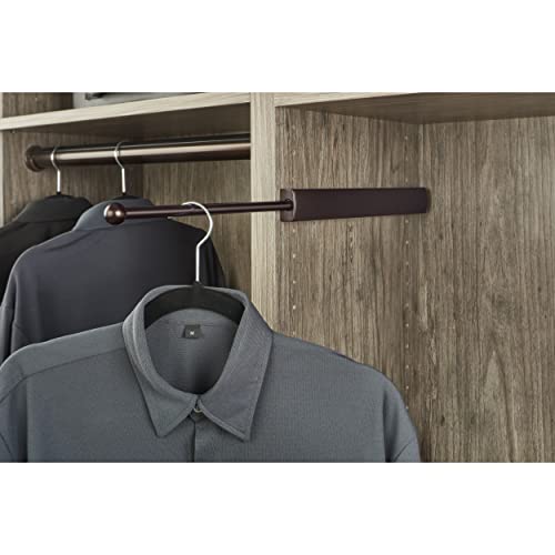 Rev-A-Shelf Sidelines Cvlsl-14-Bz-1 14-Inch Steel Extendable Adjustable Designer Telescoping Closet Hanging Valet Rod With Mounting Hardware, Bronze #TOP2