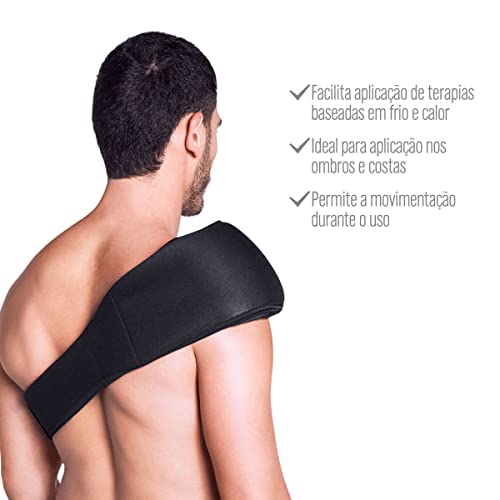 Kestal Suporte para Bolsa Térmica Gel Longo Preto, Único