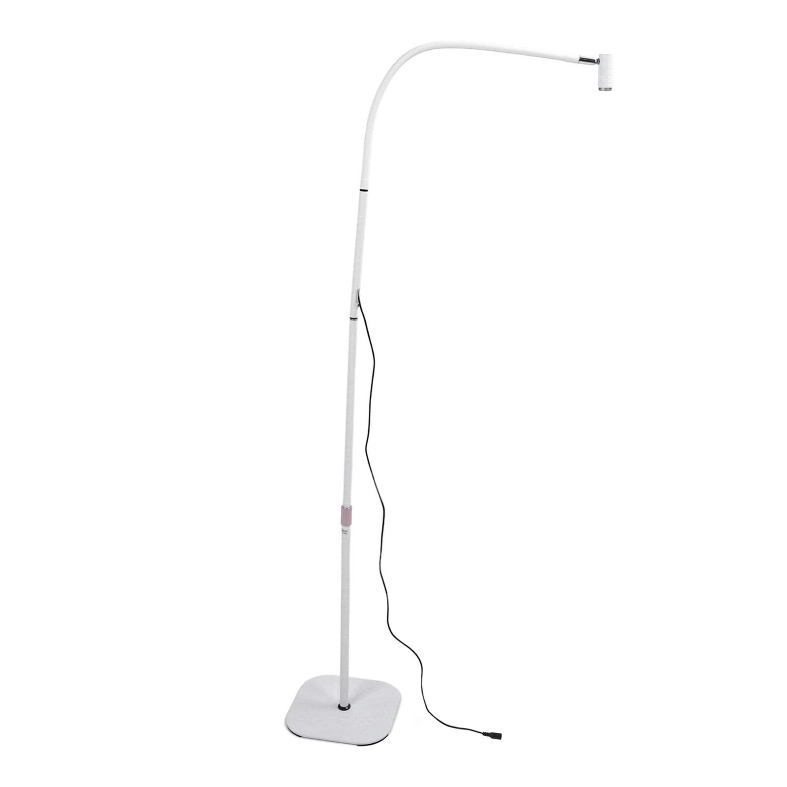 Hidyliu Gooseneck Nails Stehlampe mit Verstellbarem Licht, 6 W UV-dimmbare LED-Härtungslampe für Nail Art und Wimpernverlängerungen, Aluminiumlegierung, Flexibel