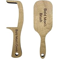 1Pc Bald Comb and 1Pc Bald Brush, Interesting Combs, Creative Combs, Funny Gifts, Gifts for Men