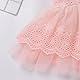 Baby M?dchen Kleid Neugeborenes Taufkleid S?ugling Spitzenkleid Sommer ?rmellos Partykleid 1. Geburtstag Outfit Baumwolle Prinzessin T?t? T?llkleid Festliches Festkleid Abendkleid Rosa 6-12 Monate