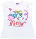 Filly Mädchen 84646 T-Shirt, Weiß (White), (98)