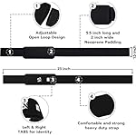 AQF Lifting Wrist Straps for Weightlifting, Powerlifting & Deadlifts – 23” Neoprene Padded Cotton Straps for Strength Training & Gym Workouts - Maximum Grip Support for Men & Women - Image 3
