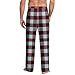 Men'S Pajama Pants Casual Fashion Lounge Sleep PJ Plaid Bottoms with Pockets Coffee XL