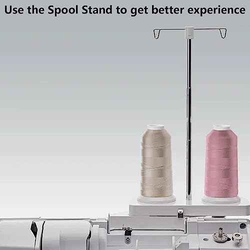 Simthread Embroidery Thread 5500 Yards Emerald Green 507, 40Wt 100% Polyester For Brother, Babylock, Janome, Singer, Pfaff, Husqvarna, Bernina Machine #TOP7