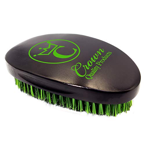 NEW CQP - Limited Edition Black with Green Bristle MEDIUM BRISTLE Contour Wave