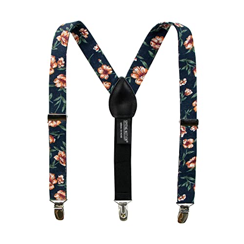 Image of Spring Notion Boys' 4-Piece Floral Suspenders Outfit