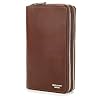 Berliner Bags Premium Dallas Portemonnee Organizer van leer, voor dames en heren, met RFID-bescherming, bruin, One-size,