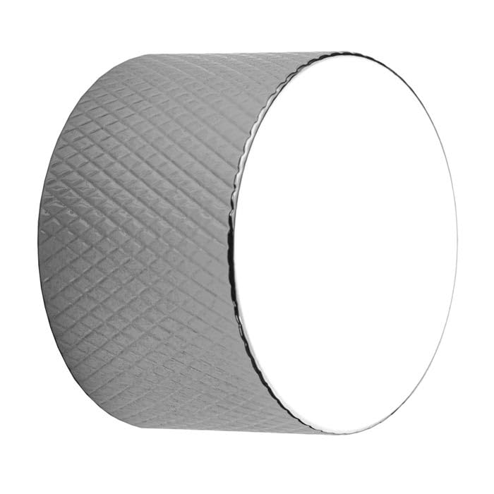Kooples Hardware Knurled Dimmer Knob Only Solid Metal Textured Replacement Control Cap Modern Decorative Light Switch Upgrade (Polished Chrome)
