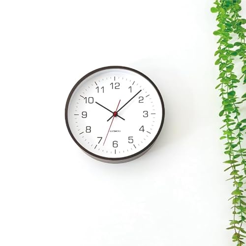 KATOMOKU plywood wall clock km-44BRRC の商品画像 7