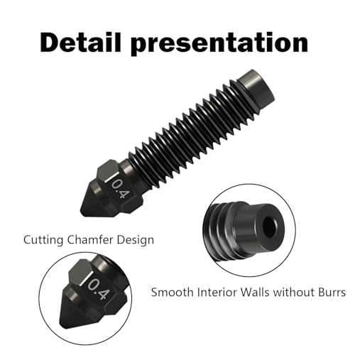 Image of 6PCS 0.2MM 0.4MM 0.6MM 0.8MM Hardened Nozzles for Centauri Carbon /CC /CC2
