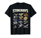 Enthält bunte Meerestiere wie den gefleckten Adlerrochen, pelagischen Rochen, kurzen Schwanz, Atlantik und runden Bandschwanz. Ideal für Taucher, Pädagogen und Meeresbiologie-Enthusiasten.