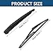 Rear Windshield Wiper Arm Blade Set for Nissan Rogue 2014-2023/Nissan Pathfinder 2013-2019/Nissan Rogue Sport 2017-2022 Back Window Wiper Arm Blade Replacement 28780-3JA0A