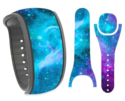 Galaxy Vinyl Skin Decal Wrap Compatible with MagicBand+ or MagicBand 2.0 (Your Choice) (MB+)