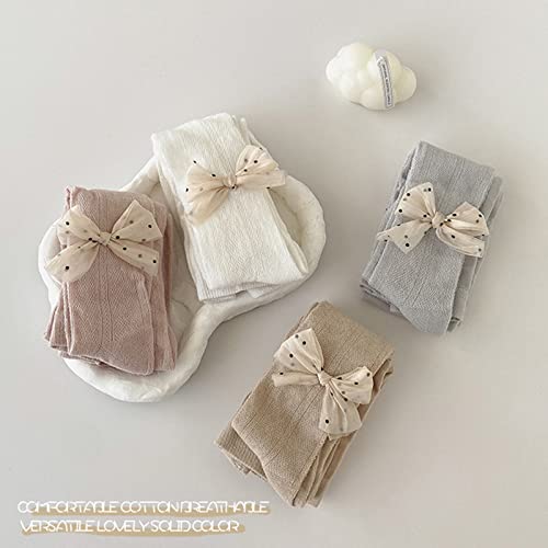 KAGAYD Toddler Girls Cotton Leggings Knitted Pantihose Stretchy Basic Full Length Pants Pantyhose for Children Spring4