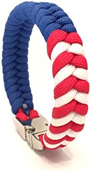 TRU550 American Flag Paracord Bracelet (Size 7.0)