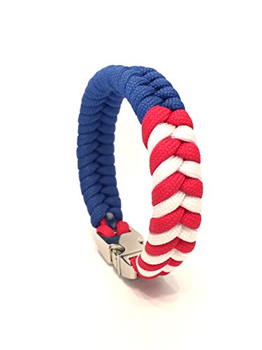 Tru550 American Flag Paracord Bracelet (Size 7.0) #TOP3