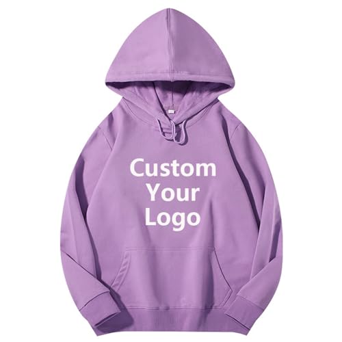 YUANOU Sweats À Capuche Personnalisés Hommes Femmes Concevez Votre Propre Sweat À Capuche Personnalisé avec Texte Photo Couple Sweatshirts À Capuche Mince/molletonné Color18,4XL