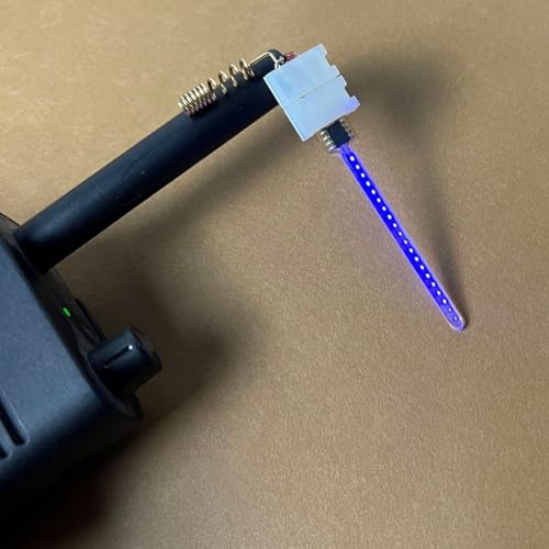 Luz de sensor de RF de diodo UHF con indicador LED para detección de señal Walkie Talkie, dispositivo probador de frecuencia portátil para entusiasta del jamón (azul)