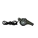 3-in-1 Survival Whistle with Compass and Thermometer, Loud Emergency Rescue Signal, Outdoor Hiking Camping Safety Tool with Lanyard (Military Green)
