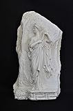 JV Moebel Helena Troja Tafel Wandrelief Antik Relief Wand Gemälde Bild Handarbeit Stein