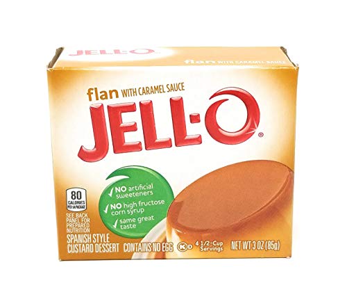 Jell-O Flan Spanish Style Custard Dessert, 3 oz