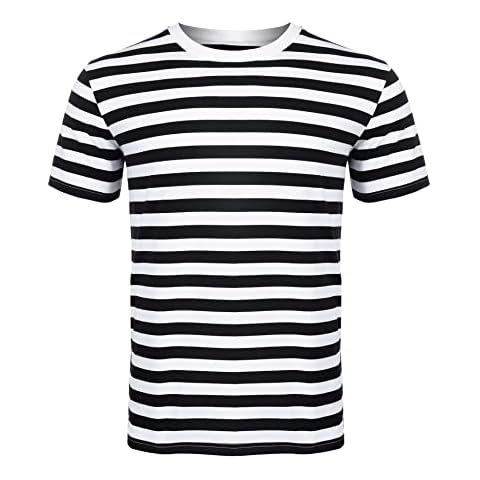 The Fancy Dress Unisex Striped T-Shirt Cover
