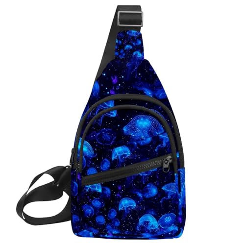 Sac à dos à bandoulière feuilles de citron pour course et randonnée