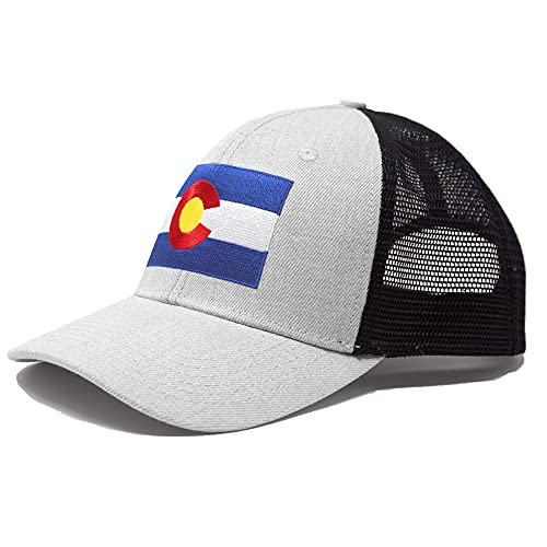 Image of International Tie State Hat for Men and Women, Adjustable Snapback Trucker Baseball Cap with Embroidered Patch