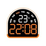 Lumière d'ambiance multifonction : plus qu'une simple horloge, elle sert de lumière ambiante apaisante avec une luminosité réglable et un mode veille pratique qui s'éteint automatiquement après 30 minutes.