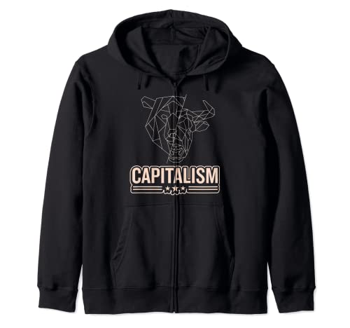 Capitalism Trader argent Stock Market pour les capitalistes Sweat à Capuche