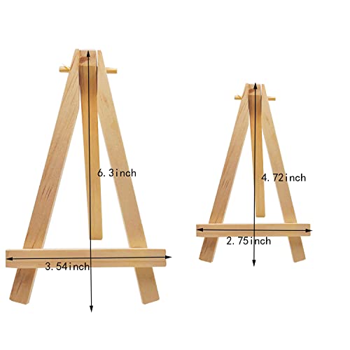Xysmzm 10 Pcs 5 Inch Mini Wood Display Easel For Displaying Small Canvases, Photos #TOP1