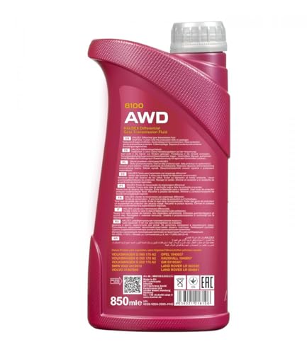 MN8100 AWD Gear Oil 850ml