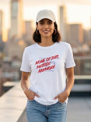 Image of NOBERO 100% Cotton T-Shirts for Women Stylish | Regular Fit | Graphic Printed T Shirts for Women 180 GSM Combed Cotton | Crew Neck Half Sleeve