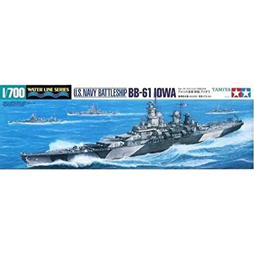 Tamiya 31616 USS Iowa 1:700 kit de modélisme naval historique haut de gamme