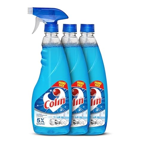 Colin 500 ml (Pack of 3) Glass and Surface Cleaner Liquid Spray