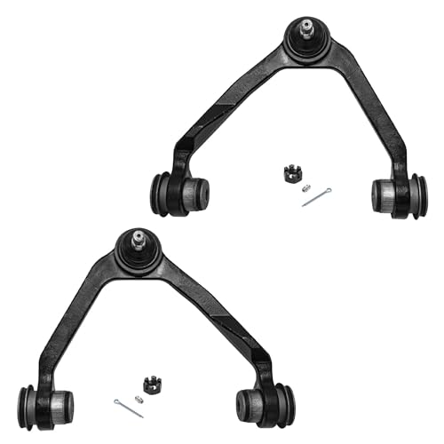 Image of Detroit Axle - Front 4pc Suspension Kit for 4WD Ford F-150 F-250 Expedition Lincoln Navigator, 2 Upper Control Arms with Ball Joints 2 Lower Ball Joints Replacement Truck