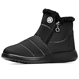 Secuyner Winter Boots for Women Snow Boots for Women Waterproof Womens Ankle Booties with Comfortable Warm Fur Lined Outdoor Insulated Winter Boot