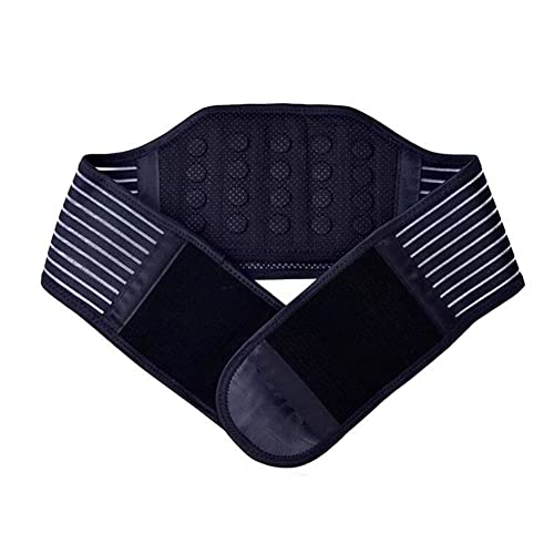 GPDNBIEU Cinturones de Soporte Lumbar, Soporte for Espalda autocalentable Hecho con 21 imanes for Hernia de Disco ciática escoliosis Alivio del Dolor Transpirable(M/Medium)