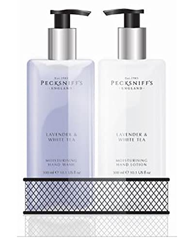 Pecksniffs Classic 300ml Caddy Lavender & White Tea